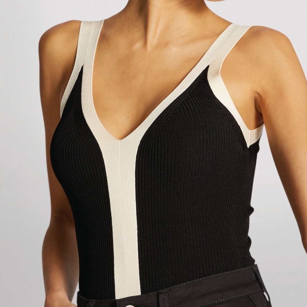 SANDRO Rib-Knit Bodysuit - Picture 3 of 16